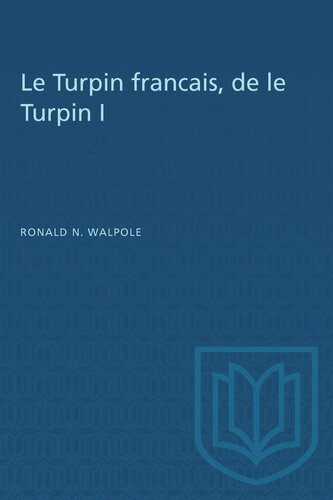 Le Turpin francais, de le Turpin I