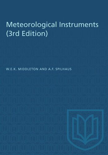 Meteorological Instruments: Third edition