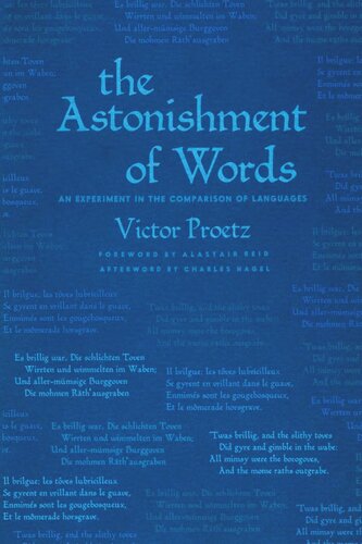 The Astonishment of Words: An Experiment in the Comparison of Languages