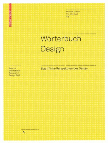 Wörterbuch Design: Begriffliche Perspektiven des Design