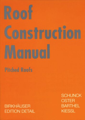 Roof Construction Manual: Pitched Roofs