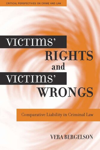 Victims' Rights and Victims' Wrongs: Comparative Liability in Criminal Law