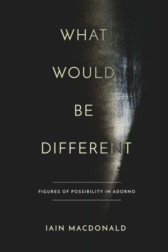 What Would Be Different: Figures of Possibility in Adorno