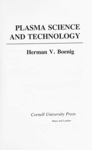 Plasma Science and Technology