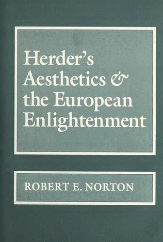 Herder's Aesthetics and the European Enlightenment