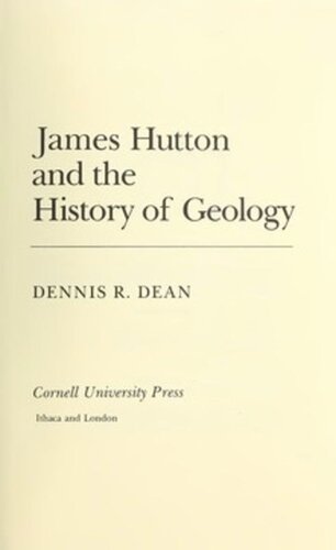 James Hutton and the History of Geology