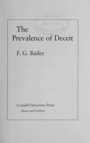 The Prevalence of Deceit