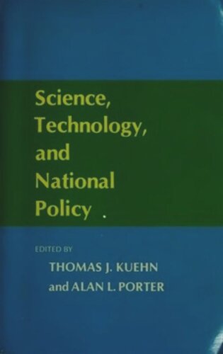 Science, Technology, and National Policy