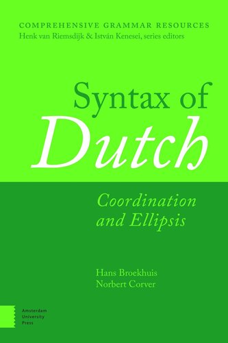 Syntax of Dutch: Coordination and Ellipsis