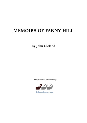 Fanny Hill: Or, Memoirs of a Woman of Pleasure