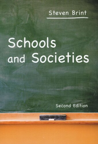 Schools and Societies: Second Edition