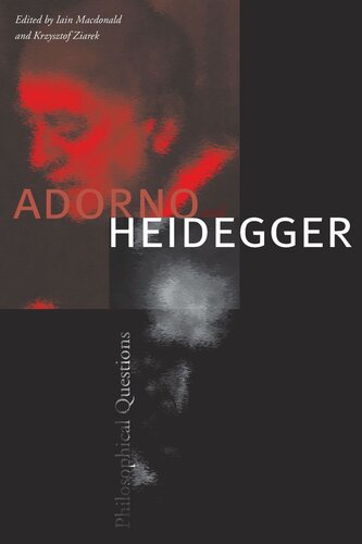 Adorno and Heidegger: Philosophical Questions
