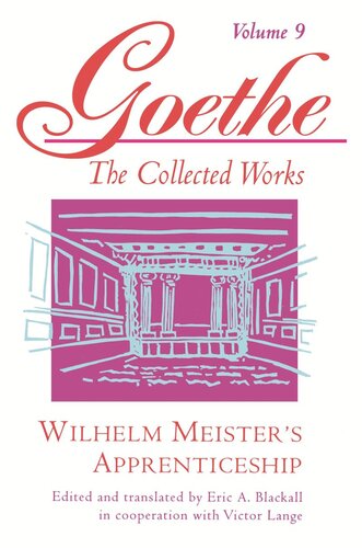 Goethe, Volume 9: Wilhelm Meister's Apprenticeship