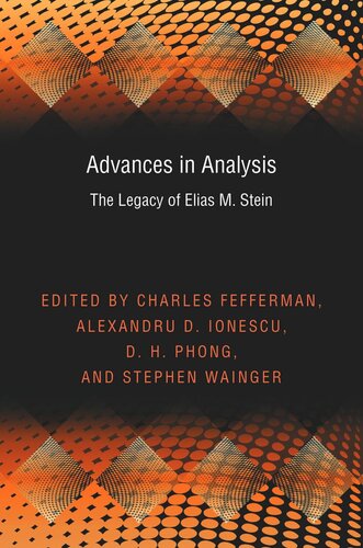 Advances in Analysis: The Legacy of Elias M. Stein (PMS-50)