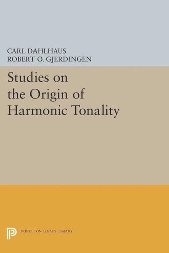 Studies on the Origin of Harmonic Tonality