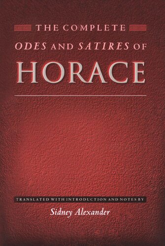 The Complete Odes and Satires of Horace