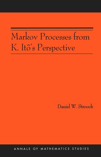 Markov Processes from K. Itô's Perspective (AM-155)