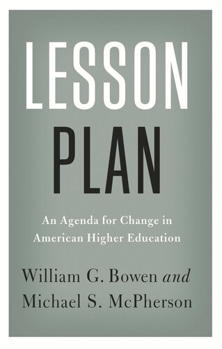 Lesson Plan: An Agenda for Change in American Higher Education