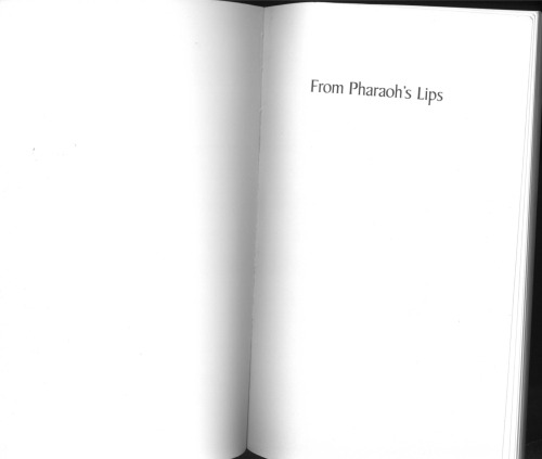 From Pharaoh's Lips: Ancient Egyptian Language in the Arabic of Today