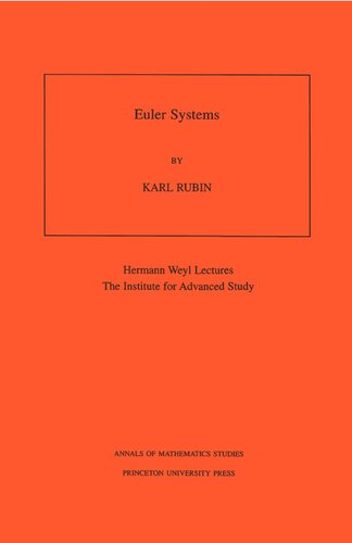 Euler Systems. (AM-147), Volume 147