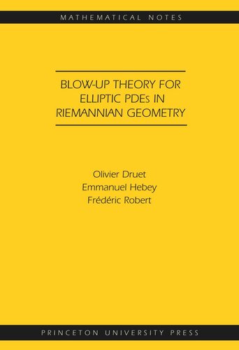 Blow-up Theory for Elliptic PDEs in Riemannian Geometry (MN-45)