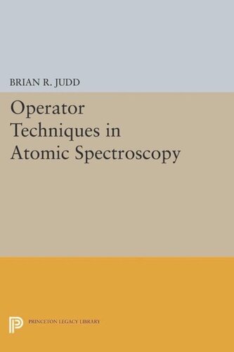 Operator Techniques in Atomic Spectroscopy