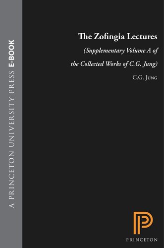 Collected Works of C.G. Jung - Supplements. Collected Works of C. G. Jung, Supplementary Volume A: The Zofingia Lectures