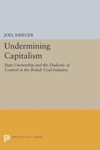 Undermining Capitalism: State Ownership and the Dialectic of Control in the British Coal Industry
