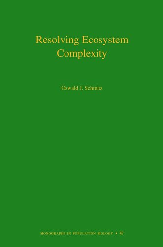 Resolving Ecosystem Complexity (MPB-47)