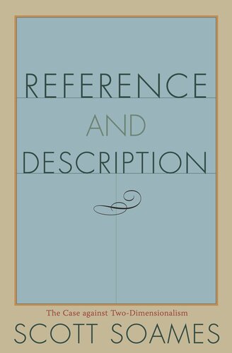 Reference and Description: The Case against Two-Dimensionalism