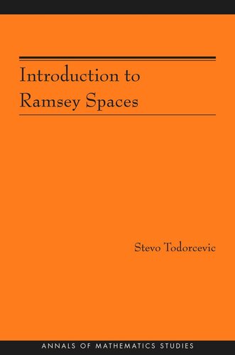 Introduction to Ramsey Spaces (AM-174)