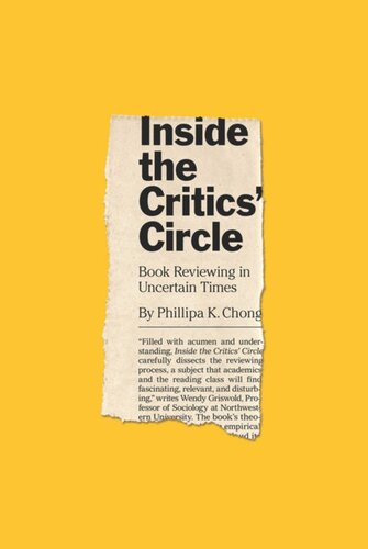 Inside the Critics’ Circle: Book Reviewing in Uncertain Times