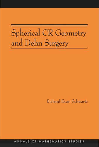 Spherical CR Geometry and Dehn Surgery (AM-165)