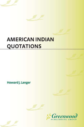 American Indian Quotations