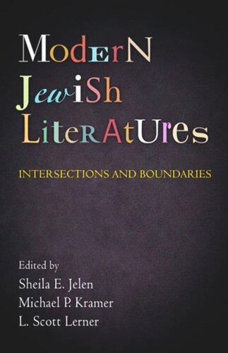 Modern Jewish Literatures: Intersections and Boundaries