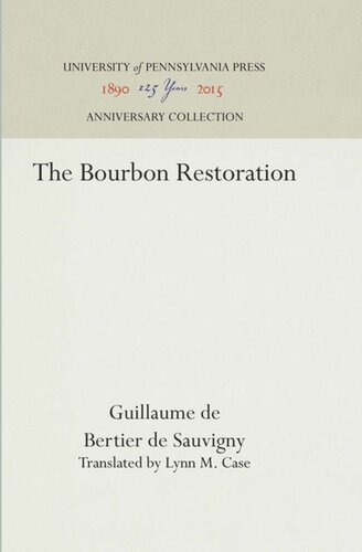 The Bourbon Restoration