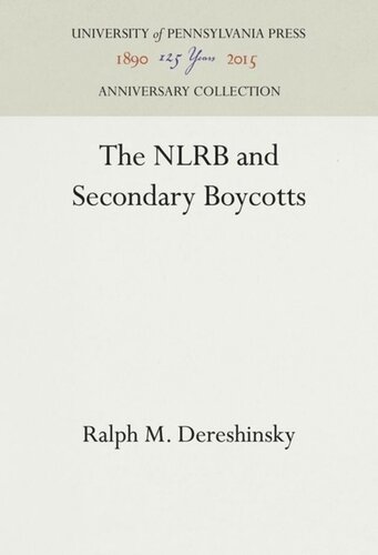 The NLRB and Secondary Boycotts