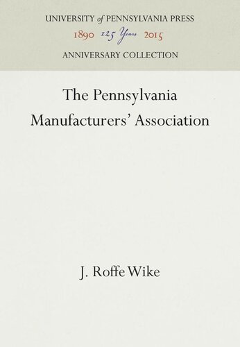 The Pennsylvania Manufacturers' Association