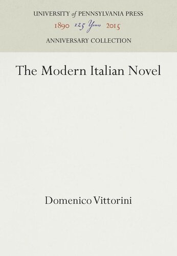 The Modern Italian Novel