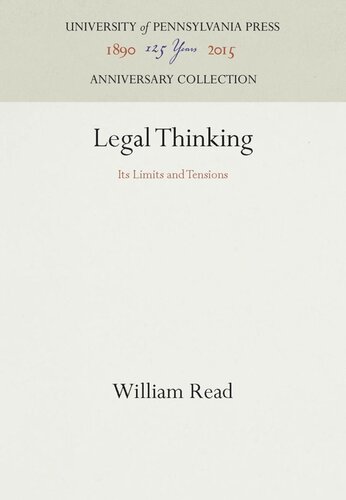 Legal Thinking: Its Limits and Tensions