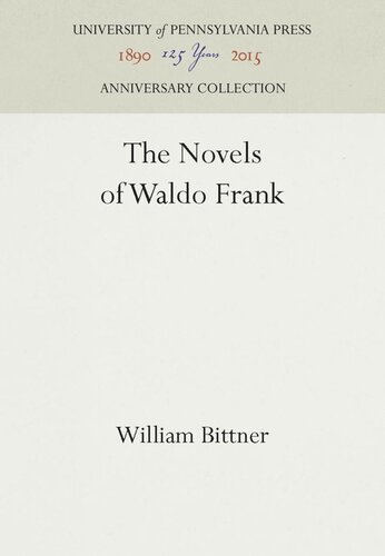 The Novels of Waldo Frank