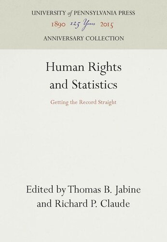Human Rights and Statistics: Getting the Record Straight