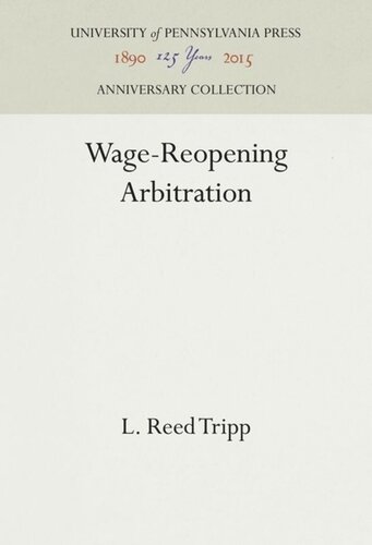 Wage-Reopening Arbitration