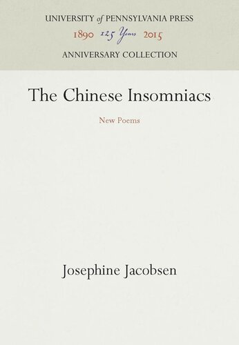 The Chinese Insomniacs: New Poems