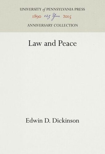 Law and Peace