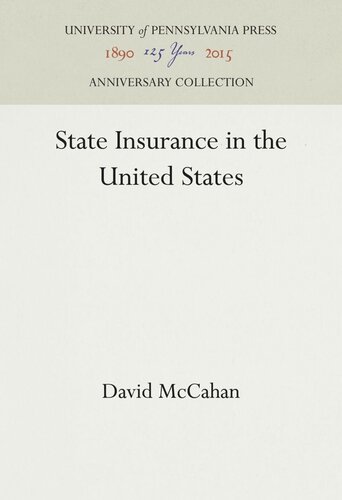 State Insurance in the United States