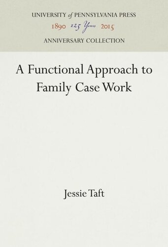 A Functional Approach to Family Case Work