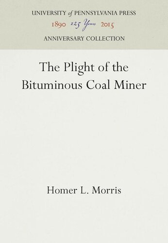 The Plight of the Bituminous Coal Miner