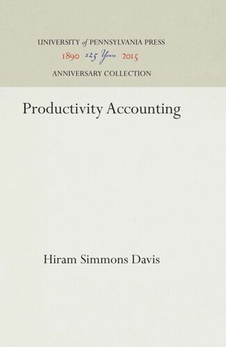 Productivity Accounting