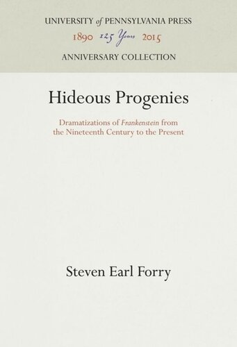 Hideous Progenies: Dramatizations of 